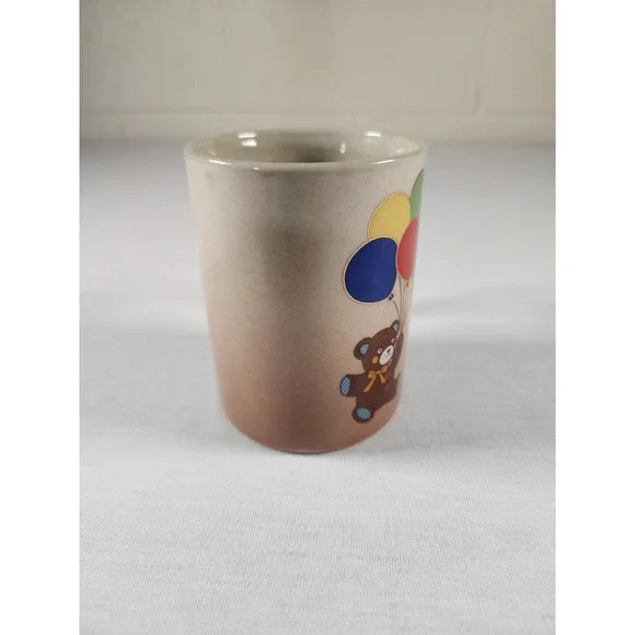 Otagiri Japan Stoneware Coffee Tea Mug Teddy Bears with Balloons Multicolor - Picture 4 of 6